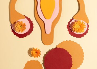 Freepik Imagem: Sistema reprodutivo e flores de mulheres leigas planas