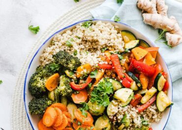 Imagem de alimentos saudáveis.