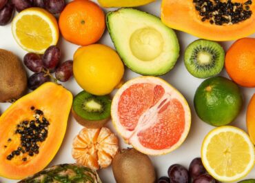 Imagem de várias frutas.