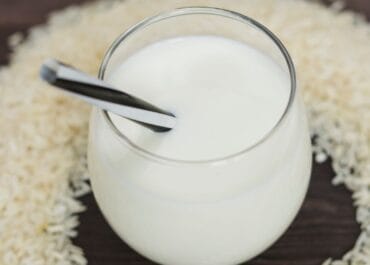 Imagem da água de arroz